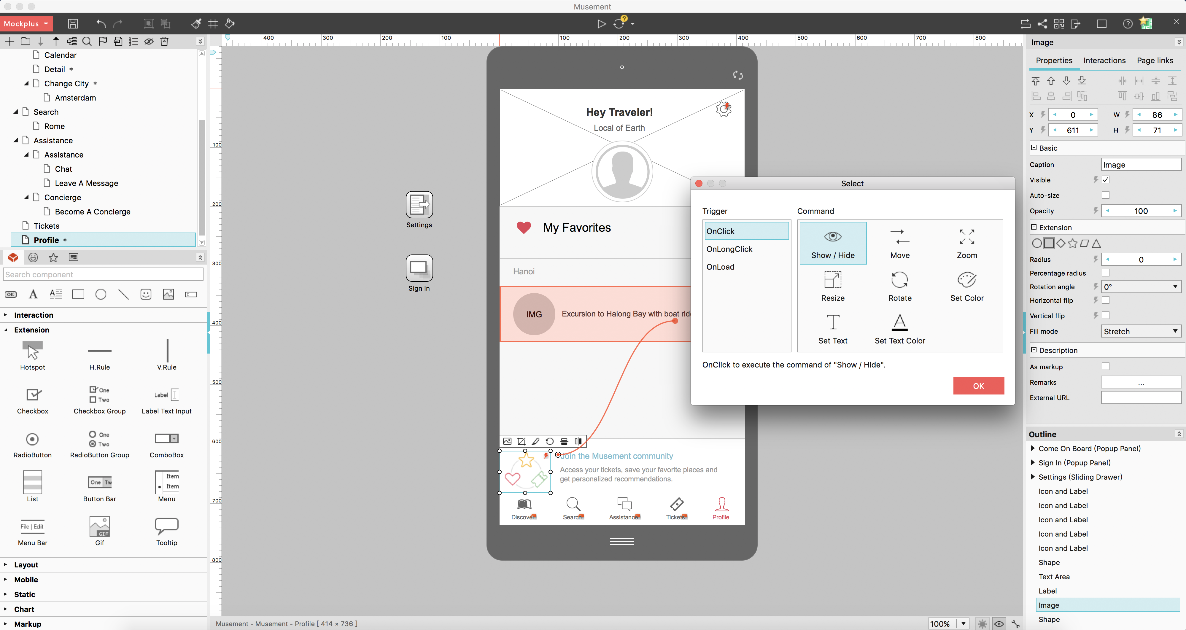 Mockup prototype tool free Idea